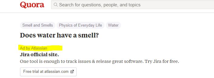 Quora Ad Sample