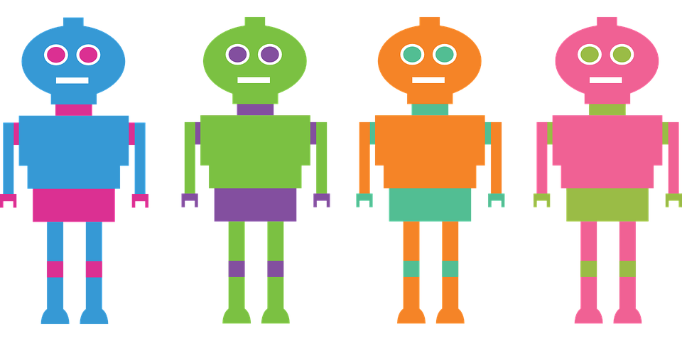 multi-color robots