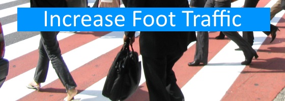 increase foot traffic