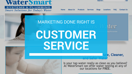 importance of marketing its customer service
